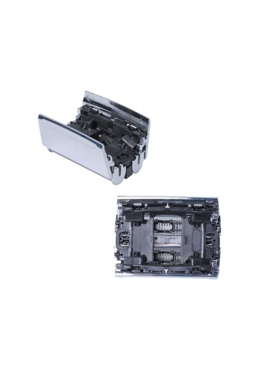 Joyhub 2x Braun Serisi 5 5050 5070 5090 5040 5020 5030 Tıraş Makinesi Yedek Başlık Gümüş Tıraş Makinesi Yedek Başlığı I8ofyf