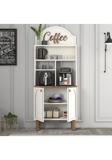 Bohem Kahve Köşesi 80cm - Krem Krem