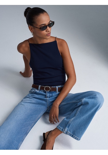 Dilvin 21020 Halter Yaka Top-k.lacivert K.lacivert