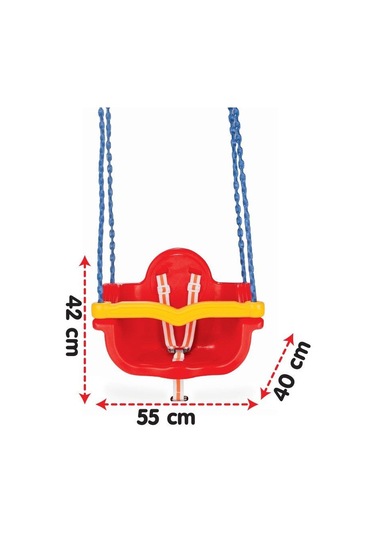 Pilsan Zincirli Jumbo Salıncak Mavi 06135 Park Bahçe Çocuk Salın