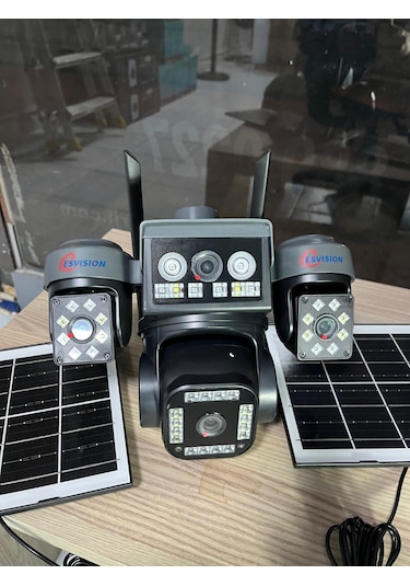 4 Kamera Bir Arada Güneş Enerjili Sim Kart İhtiyacı Yok