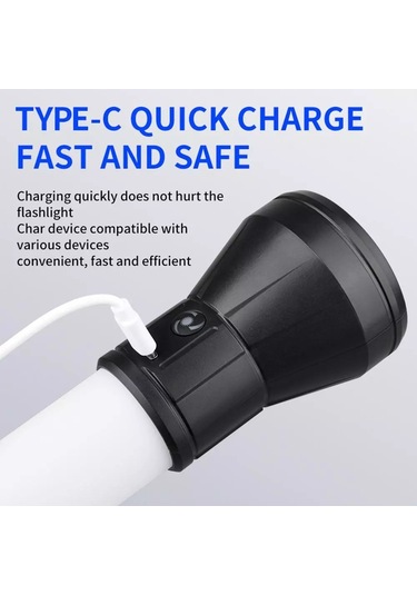 Sones E-smarter S02 Küçük Çift Işık Kaynağı Yan Lamba Projektör El Feneri Güçlü Işık Uzak Çekim Kamp Lambası Çok Renkli