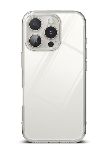 Apple Uyumlu iPhone 16 Pro Kılıf Sararmaz Sert İnce Şeffaf Kamera Korumalı