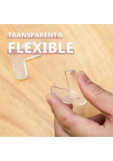 Maiyame Şeffaf Bebek Mobilya Köşe Koruyucu 24 Adet - Güvenli Ve Estetik Çarpma Önleyici Çok Renkli