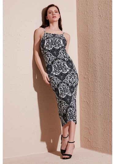 Lela Kadın Elbise 5865573 Siyah - Siyah