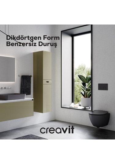 Creavit Arc Parlak Krom Kaplama Kumanda Paneli GP8004.00 Krom