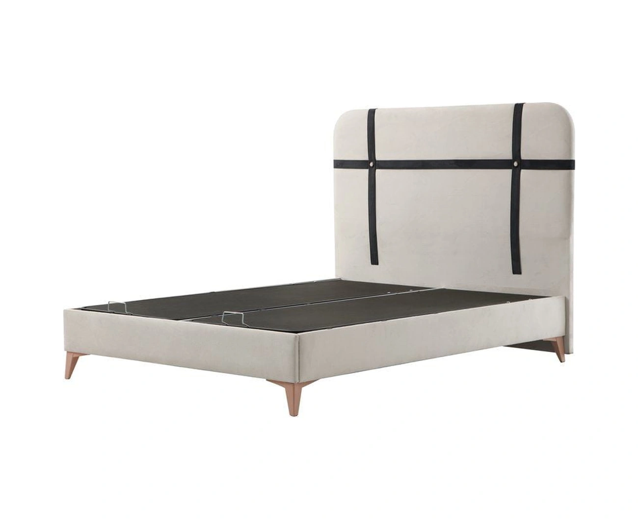 Elina Baza Başlık Ceviz Ayak - Pixel005 150x200 150 x 200 CM