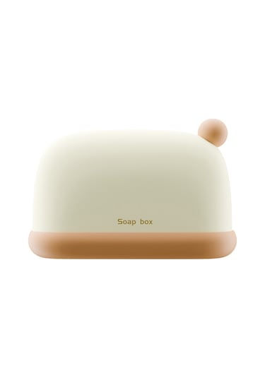 Seyahat Taşınabilir Mühürlü Sabun Kutusu Ev Banyo Sabunu Tutucu Kahverengi