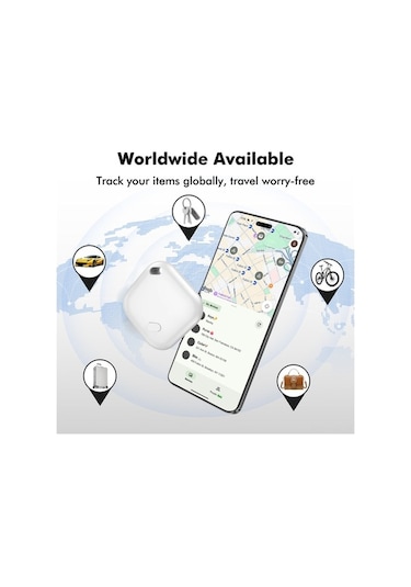 Fastbuy Android Cihazlar İçin Google Onaylı Bluetooth Takipçi F02-b, 4 Adet 2 Siyah 2 Beyaz , Anahtar/ev Eşyaları Kayıp Bulu