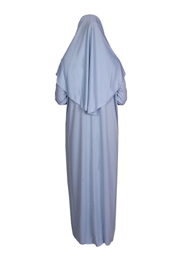 Bebe Mavisi Fermuarsız Namaz Elbisesi (545585249) Mavi