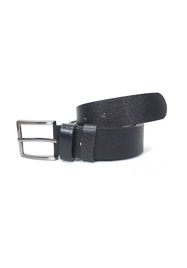 Mentor Regalo Büyük Beden Deri Kemer Siyah Spor 83008