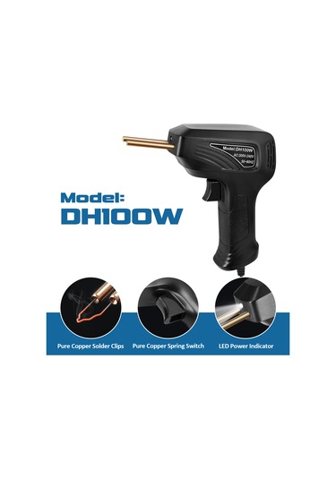 Taşınabilir El Plastik Kaynak Makinesi Panel Çatlak Siyah