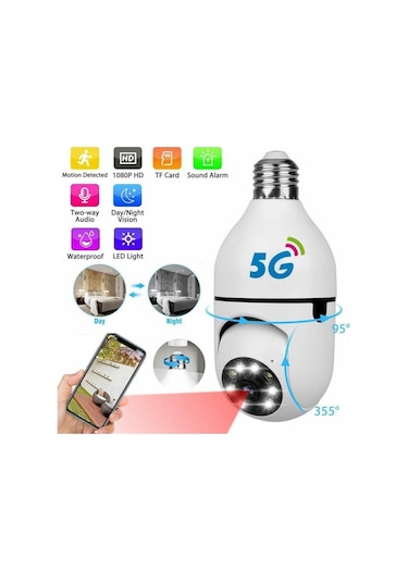 Wifi Panoramik Kamera 360 Derece Kablosuz Kamera