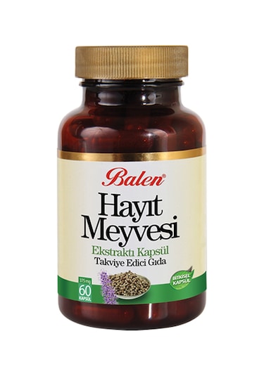 Balen Hayıt Meyvesi Ekstraktı Kapsül 375 MG 60 Kapsül