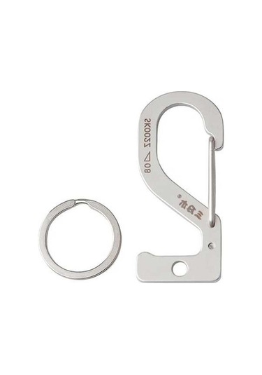 Pazly Yürüyüş Ve Pratik Paslanmaz Karabina Kampçılık, İçin Geeroyoo Dayanıklı Çelik Balıkçılık Anahtarlık Aksesuar - Ap