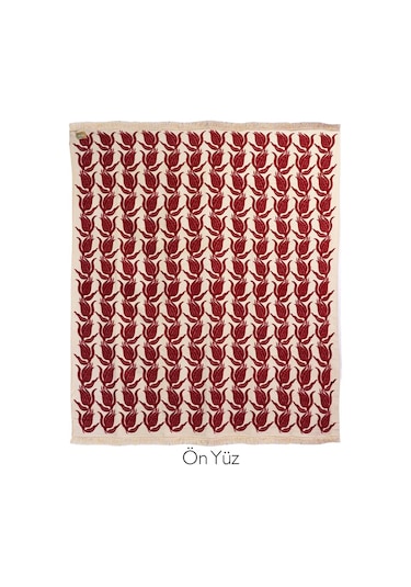 Bigghome Lalezar Çift Kişilik Battaniye 200 X 220 Cm Çok Renkli