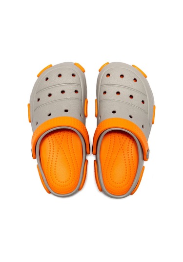Twigy Juli Çocuk Sabo Terlik Gri Turuncu 30/35 DD1011 Gri