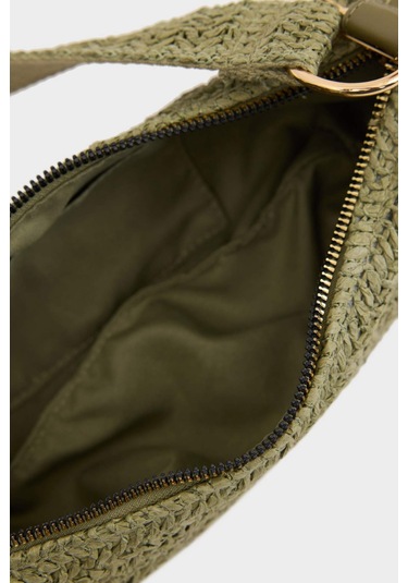 DeFacto Kadın Hasır El Çantası B9034AXNSGN2 Yeşil