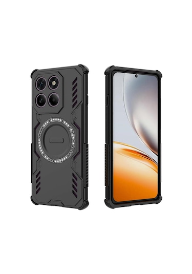 Motorola Edge 60 Pro 5g Manyetik Kılıf Kelebek Zırhlı İçi Boş Isı Dağıtıcı Pc Tpu Telefon Kılıfı Çok Renkli