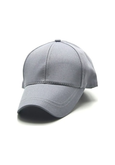 Eleven Markets Unisex Gri Ayarlanabilir Şapka