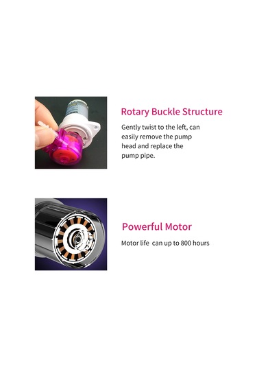 Monyee 12v/24v Dc Mini Peristaltik Pompa - Gıda Sınıfı Silikon Hortumlu 2x4mm