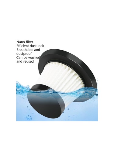 Araba El Taşınabilir Elektrikli Süpürge Küçük Araba Elektrikli Süpürge Kablosuz Siyah