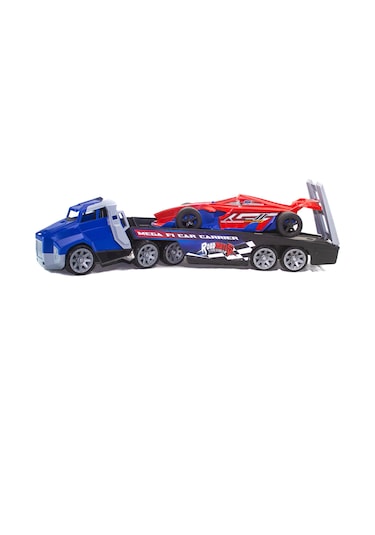 Oyuncak Taşıyıcı Tır F1 Arabası 55 Cm