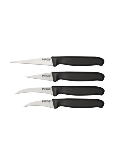 Pirge Dekor Bıçağı Seti Siyah - 41274