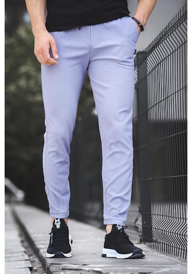 Oksit Elroy Düz Paça Fitilli Slim Fit Erkek Eşofman Altı 001