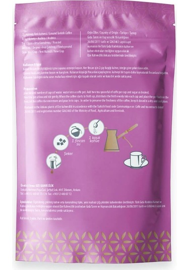 Oze Güllü Türk Kahvesi 100 G