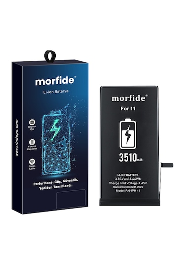 Morfide Apple Uyumlu iPhone 11  3510mah Yüksek Kapasiteli Batarya