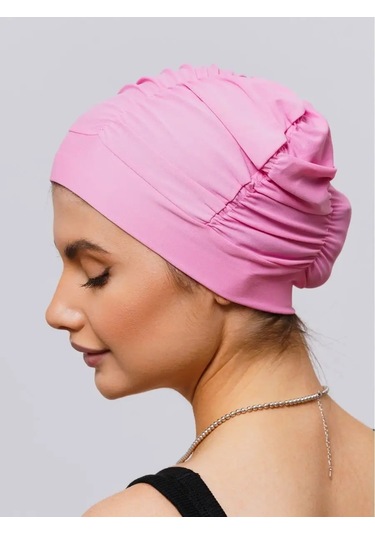 Topichome Havuz İçin Kumaş Yüzme Bonesi 165977902 Pembe