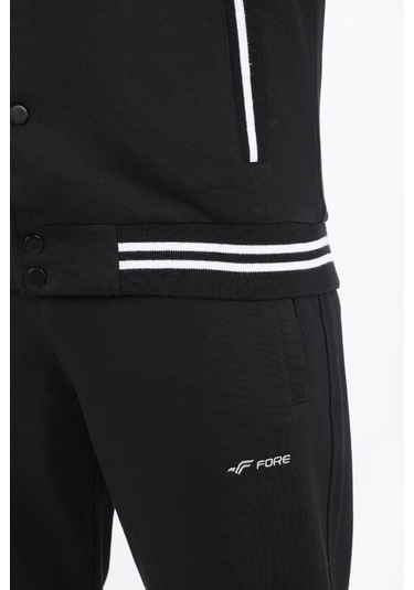 Erkek Kolej Ceket 3 Iplik Içi Fileli Kolej Ceket Siyah Bej