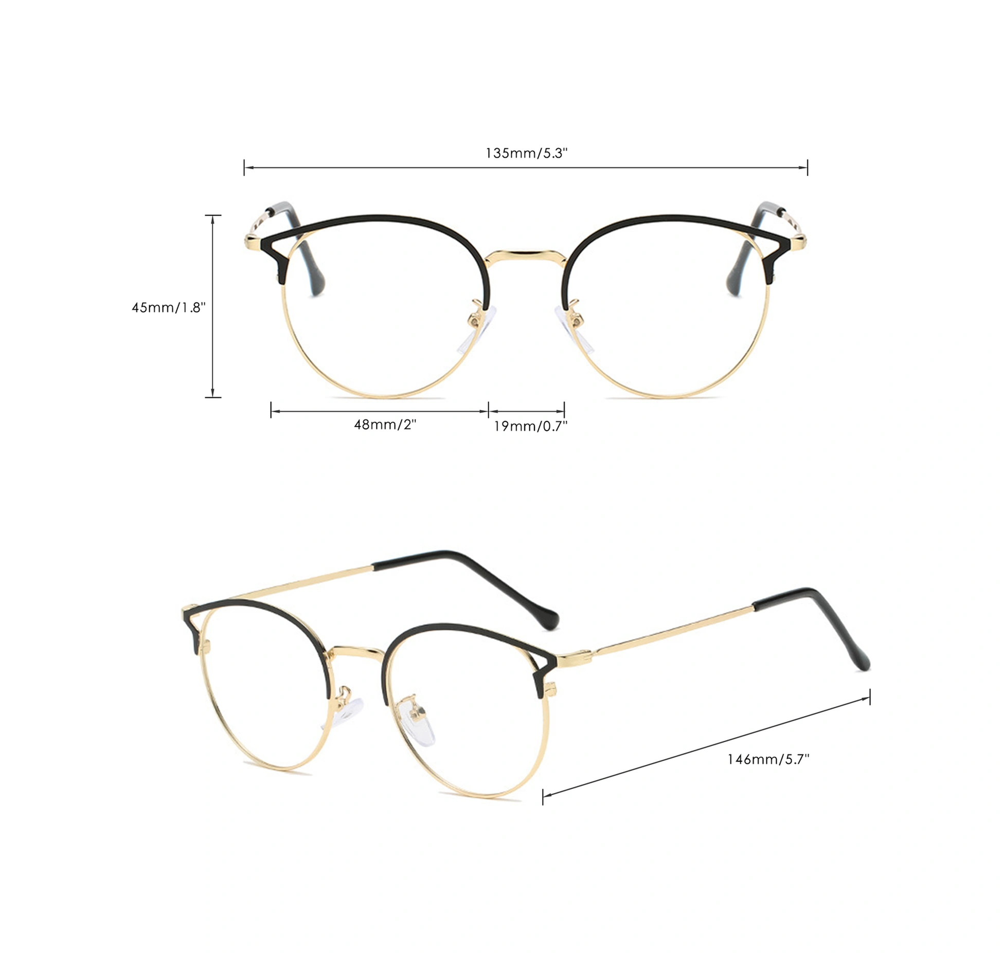 Youtek Erkek Kadın Kullanıma Uygun Siyah Alloy Gözlük Frame - Fotoşromik Lens Ve Mavi Işık Engelleyici Özellikli, Retro Tarzlı, Hafif Ve Rahat Siyah