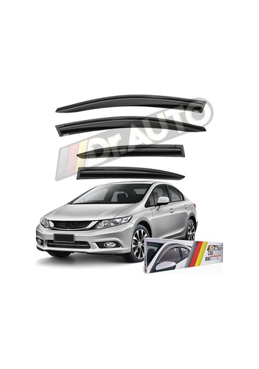 Honda Civic Fb7 2012-2016 Arası Cam Rüzgarlığı 4lü