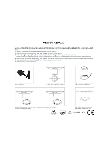 Lamptime Sıva Altı Led Spot Siyah Gövde 18W 4000K Kare 263431