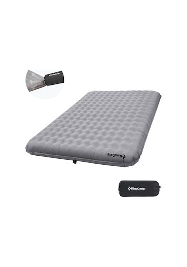Kingcamp King Airbed Double Çift Kişilik Şişme Yatak Gri