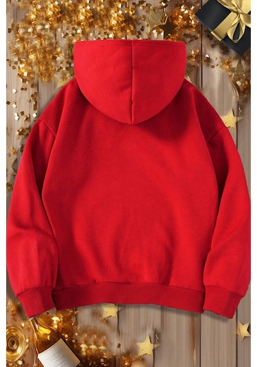 Çocuk Kalp Baskılı Sweatshirt Siyah