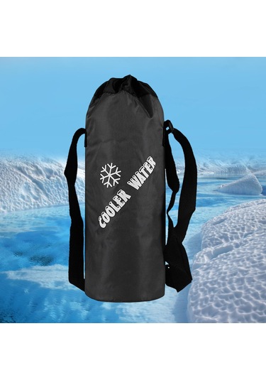 Dolıty Yalıtımlı Soğutucu Tote Katlanabilir Ayarlanabilir Siyah