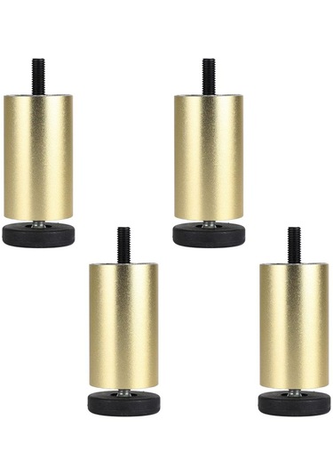 Suntek 4 Adet Alüminyum Alaşımlı Mobilya Altın-12cm Çok Renkli