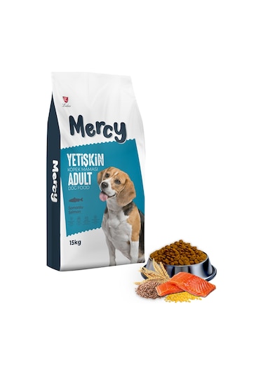 Mercy Somonlu Yetişkin Köpek Maması 15 KG