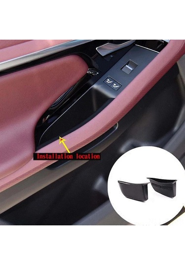 Kangvka Land Rover Range Rover Evoque L 2021 Arka Kapı Depolama Kutusu, Abs Malzeme, Araç İçinde Ek Depo Alanı Sağlar, Siyah, 2 Adet