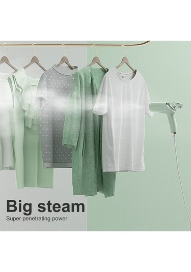 Createtech El Tipi Buharlı Ütü Yatay&dikey 1000w 100ml Çıkarılabilir Tank Hızlı Isınma Katlanabilir Kırışıklık Giderici Fırça