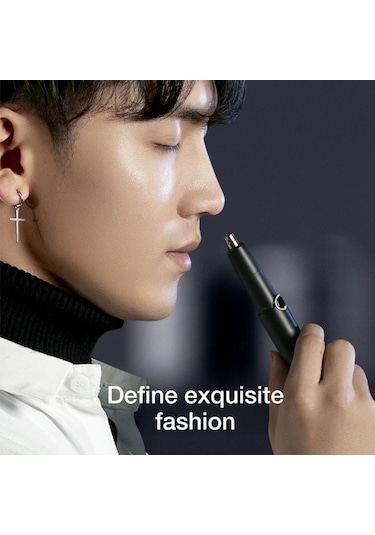 Xiaomi Enchen Elektrikli Burun Kılı Düzeltici Mini Şarj Edilebilir Burun Kılı Aparatı Ipx7 Su Geçirmez Yıkanabilir Burun Deliği Temizleyici