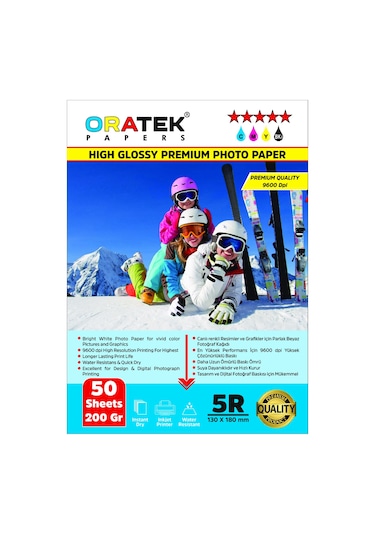 Canon Gı-490 G2411 Evertday Premium Parlak 13 x 18 CM Fotoğraf Kağıdı 200 G 50 Adet