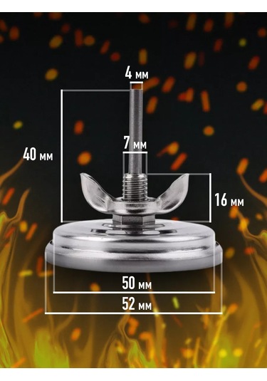 Kitchen&grill Barbekü, Izgara, Füme Cihazı, Tandır İçin 2 Adet Termometre. 213992164