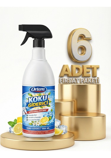 Ortem Koku Giderici 6x1000 Ml