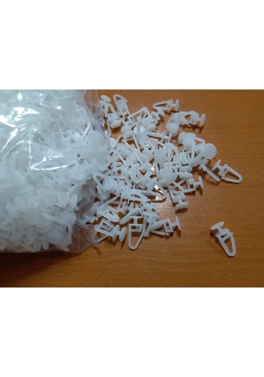 Kilitli Perde Düğmesi Tül Perde Düğmesi (1000 Adet)