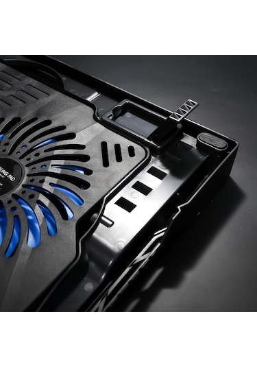 Rush RC828 Ironice Çift Fanlı Led Aydınlatmalı Laptop Notebook Soğutucu