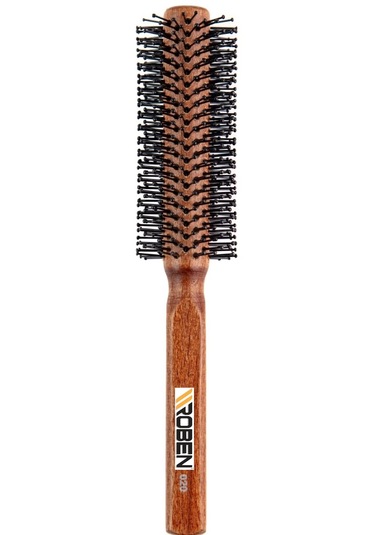 Roben Ahşap Saplı Saç Fırçası Saç Fırçası 020